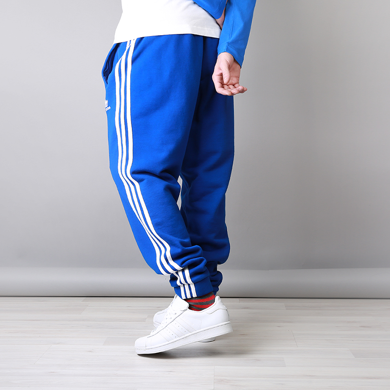мужские синие брюки adidas 3-Stripes Pants CW2430 - цена, описание, фото 3